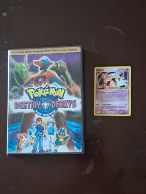 Pokemon Destiny Deoxys DVD — Purple, Blue, Red, Green(DVD &CARD 16/107 2005